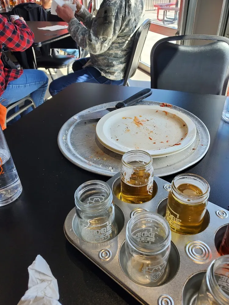 Pizza and Beer Flight